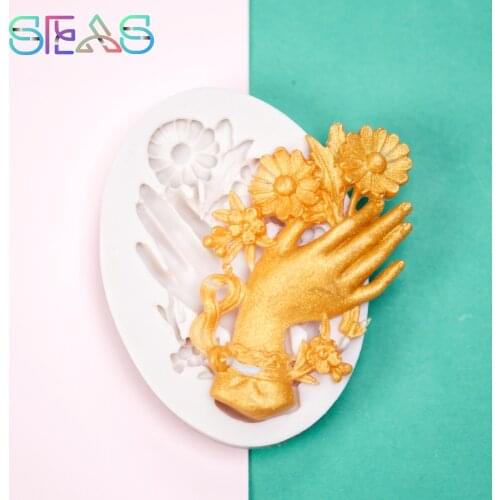 Twist Flowers Cake Decorating Mold Party Cake Decoration Mold Creativity Colorful Soft Dessert Making Tool Baking Tray