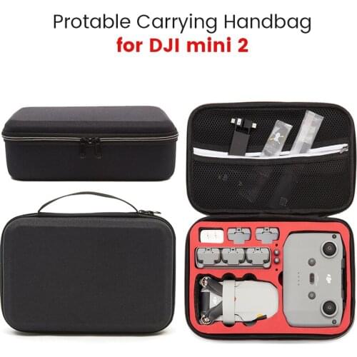 Mavic Mini 2 Protable Carrying HandBag PU Storage Box Drone Bag Waterproof Hard Shell for DJI Mavic Mini 2 Accessory