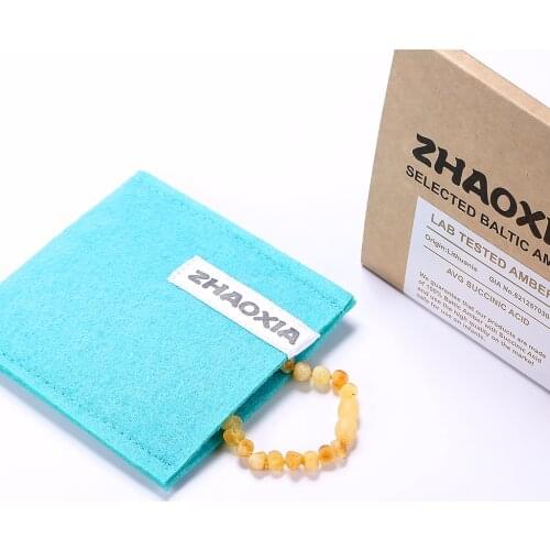 Raw Baltic Amber Bracelet for Adult(Butterscotch Raw - Unpolished) - Handmade in Lithuania - Lab-Tested Authentic - 2 Sizes