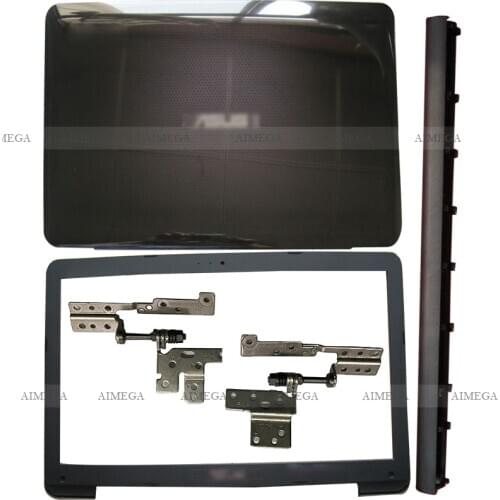 NEW Laptop LCD Back Cover/Front Bezel/Hinges/Hinges Cover For ASUS A555 X555 K555 F555 X554 F554 K554 W519L VM590L Black Blue