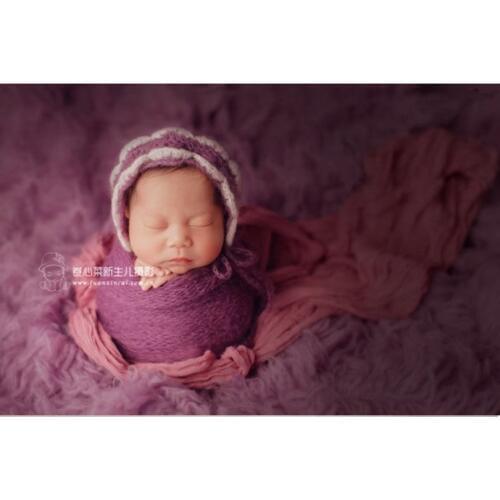 New arrival Christmas Newborn dyed cheesecloth wrap ptoto props Newborn stretch knit wraps photography prop