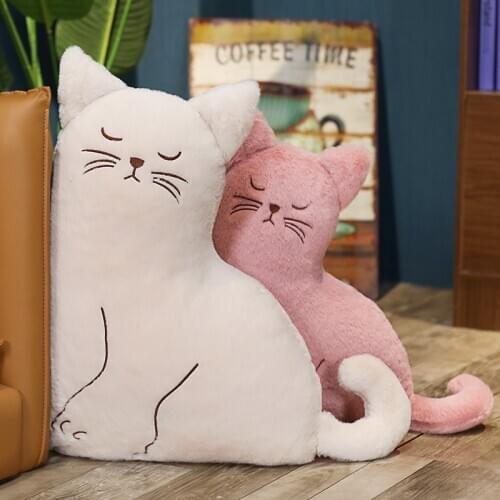 2 In 1 Blanket Cat Throw Pillow Plush Stuffed Animal Toy Blanket Cat Plush Pillow