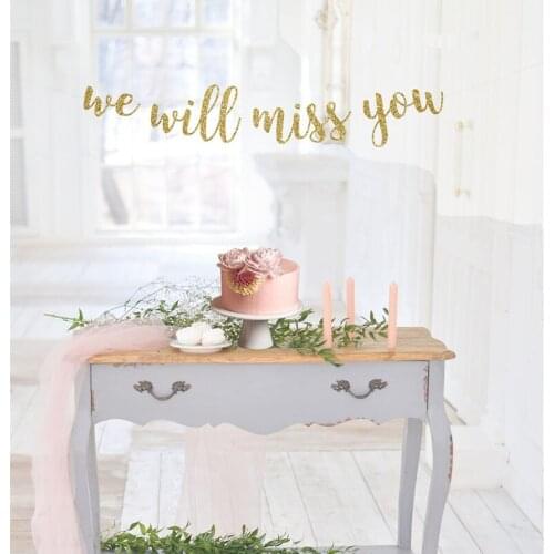 Personalised We Will Miss You Banner,Retirement Party Decor, Retirement Banner,Farewell Party Decorations,Office Work Party