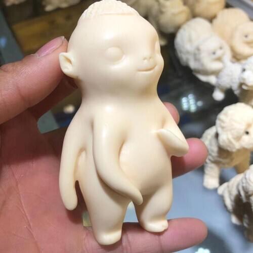 Carved ivory fruit, decorated with furniture for healing