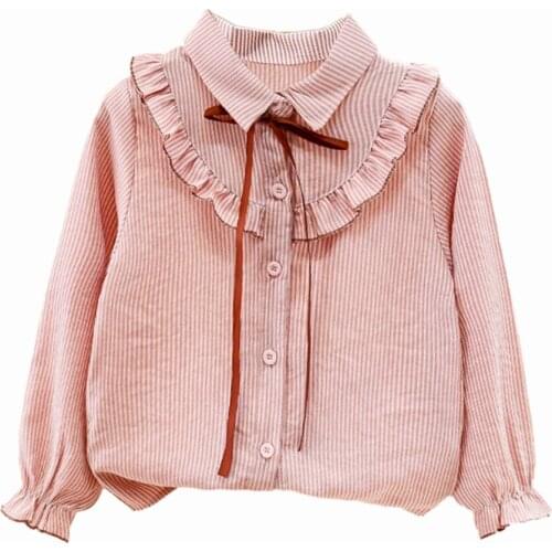 Shirt For Girl School Blouse Childrens For Girl 2021 Childrens Blouse For Girls Spring Autumn Clothes For Girls 6 8 10 12 14