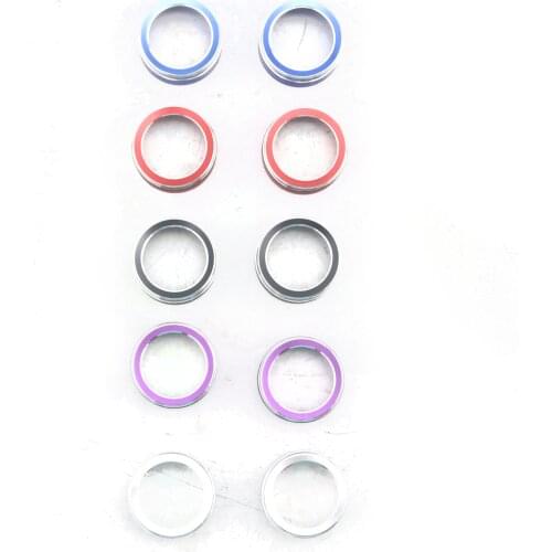 Air Conditioning Knob Decorative Cover Ring Adjust Trim Cover Sport Car Styling For Toyota Corolla 2019-2021 Accessories