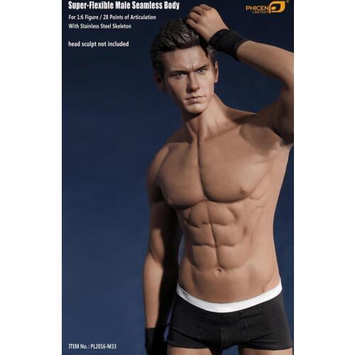 Kabuki TBLeague PHICEN M33/PL2016-M33 1/6 Super Flexible Male Seamless Body (not contain head)