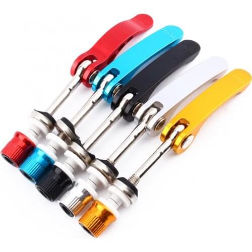 Bike Seatpost Clamp Skewer Bicycle Quick Release Aluminium Alloy Bike Seat Post Clamp Seatpost Mountain Bike Seat Tube Clamp