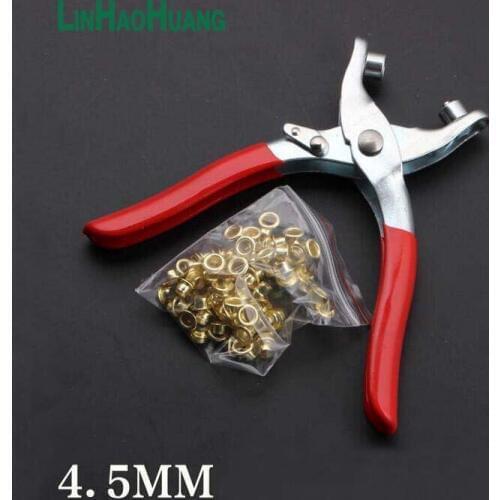 High Quality Prong Ring Stud Press Grommet Rivets Eyelet Fastener Snap Plier For 4.5mm Button Tools