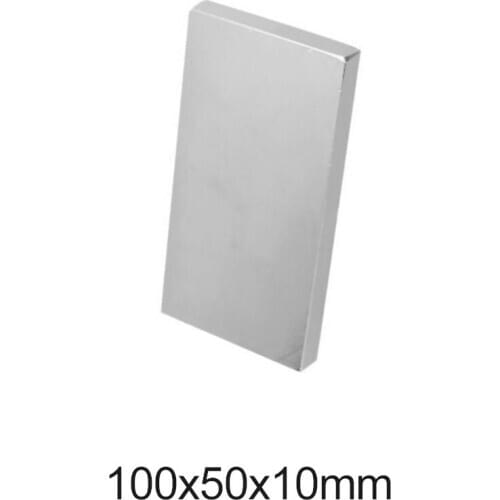 1/2/3/5/10PCS 100x50x10 mm Powerful Quadrate Magnets Thick Permanent Magnet 100x50x10mm Super strong Neodymium Magnets 100*50*10