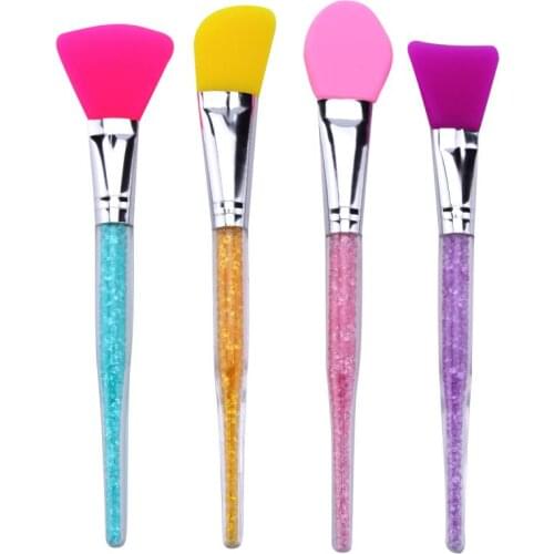 1 Pc Crystal Diamond Rod Silicone Mask Brush