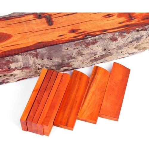 1 pack Baphia nitida lodd. red sandalwood carving material DIY Beads Cage Slingshot Knife handle