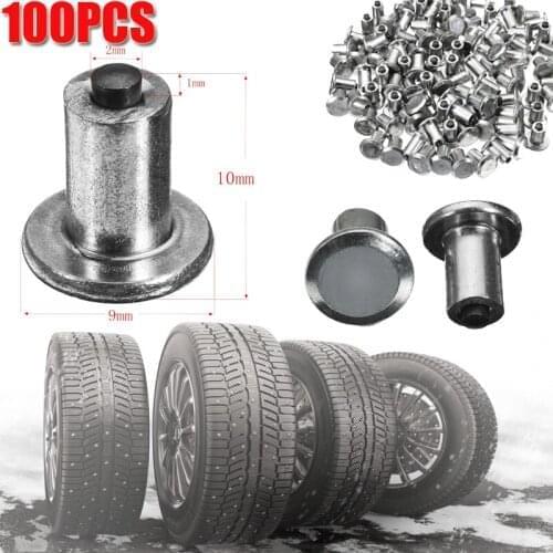 100Pc/lot Winter Wheel Lugs Car Tires Studs Screw Snow Spikes Wheel Tyre Snow Universal Chains Studs For Auto Car Truck Motorcle