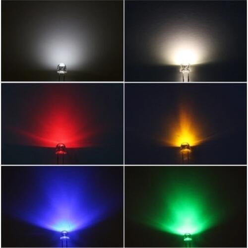 1000/PCS ultra-bright 5mm round UV / purple LED LED F5 LED lights for DIY lights