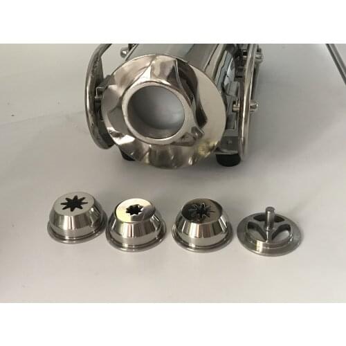 Free shipping 304 Stainless Steel Churro Nozzles 4 pcs Churros Mold ;Adapter Mold for Churros Machine