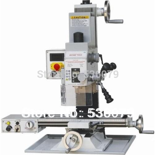 20mm 500x180mm variable speed miliing and drilling machine,hobby milling machine, mini milling machine