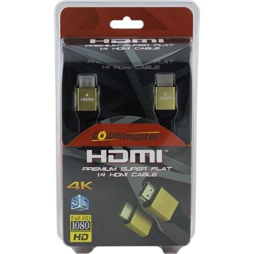 THERE 1.8 METERS 3D 4K COMPATIBLE 1.4 V GOLD YASSI BRAIDED HDMI CABLE