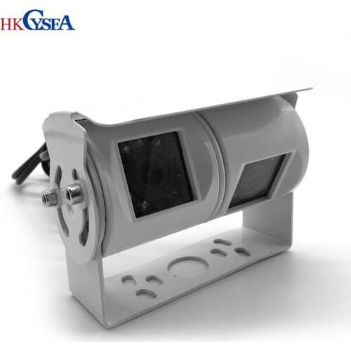 24V Bus Truck Rear View Camera 100 Angle Reverse Backup Camera Waterproof Monitoring Double Camera for Parking Assistance 820T