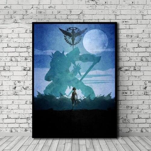 Gundam Exia Setsuna Canvas Painting Wall Anime Art Pictures Prints Home Decor Wall Poster Decoration For Living Room