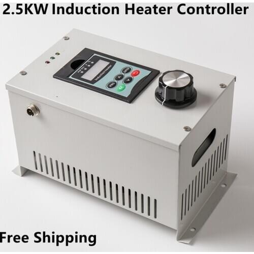 2.5KW High Frequency Heating DIY Induction Heater Kit Induction Heating Unit WIth Cable Coil