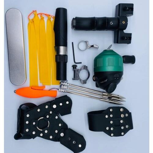Fishing Slingshot Set Powerful Archery Shooting Hunting Set Catapult Combination Arrow Sling Shot With Red laser Shooter Fish