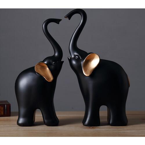 Nordic. Creative Elephant Fengshui decoration Town house trick Elk Giraffe Living room accessories Simplified animal craft