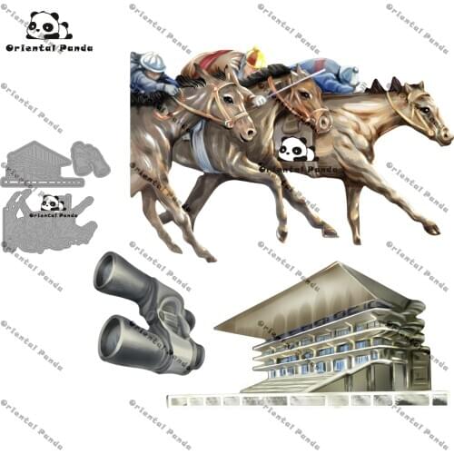 New Dies 2020 Camper Van Metal horse racing Dies diy Dies photo album cutting dies Scrapbooking Stencil Die