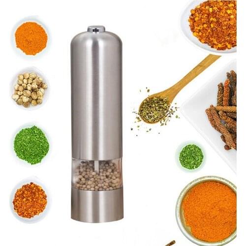 NEW Kitchen Tool Stainless Steel Pepper Grinder Manual Glass Grinder Black Pepper Powder Pepper Salt Coffee Spice Bottle