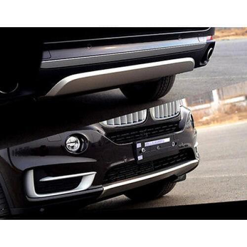 Front&Rear Bumper Skid Plate Fender Shield ABS Matt for BMW X5 F15 2014 2015