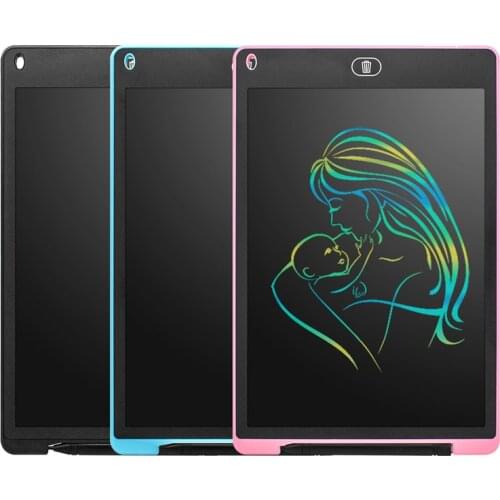 12 Inch LCD Writing Tablet Electronic Drawing Doodle Board Digital Colorful Handwriting Pad Gift for Kids and Adult Protect Eyes