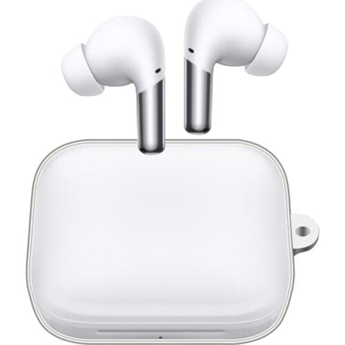 Portable Protective Case Cover Shockproof Anti-fall Transparent Headphones Cover for OnePlus Buds Pro Wireless Earphones