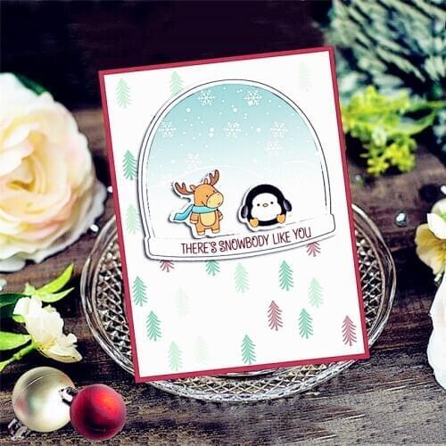 13x16.5cm Easter Forest Transparent Seal Clear Stamps Silicone Seal TPR Roller Stamps DIY Scrapbook Album / Card Cutting Dies