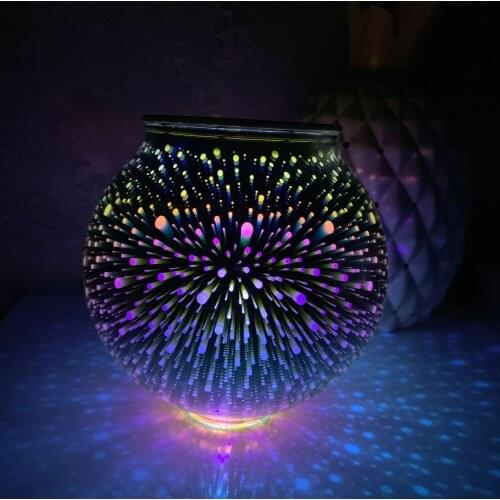 Muticolor 3D Starry Sky Solar Led Light Jar Outdoor Waterproof Fancy Lighting Garden Yard Decoration Creative Christmas Lights