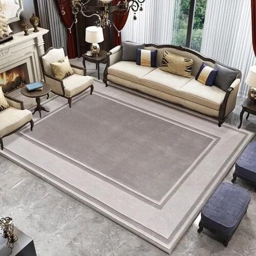 Luxury Italy Style Mordern Grey White Brand Acrylic F Carpet, Living Room Bedroom Sofa Area Customize size/color/logo Carpet