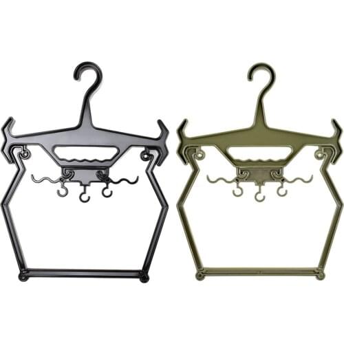 Outdoor Heavy Duty Hanger for Military Hunting Heavy Vest Coat Hanger Rack Multi-use Undershirt Display Rack Outdoor Tool