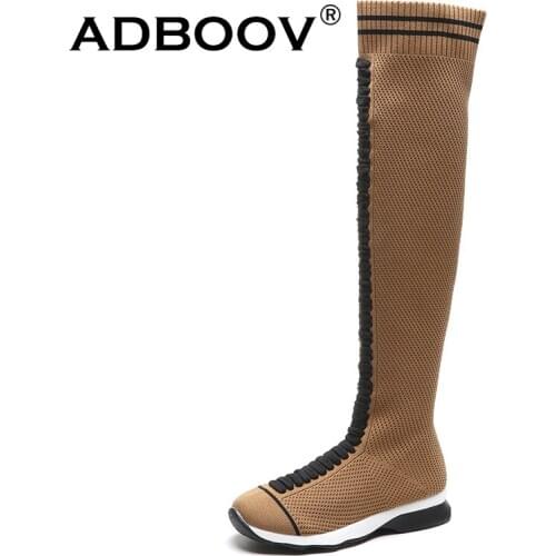 Женские высокие ботинки Adboov China At AliExpress