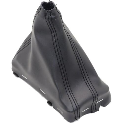 LHD Automatic car Leather GEAR Shift Knob shift knobs Boot FOR AUDI A6 A7 A3 A4 A5 A6 c6 Q7 Q5 2009 2010 2011 2012 2014