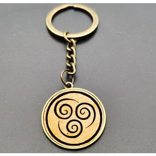 Cartoon personality new avatar keychain alloy keychain personalized gift