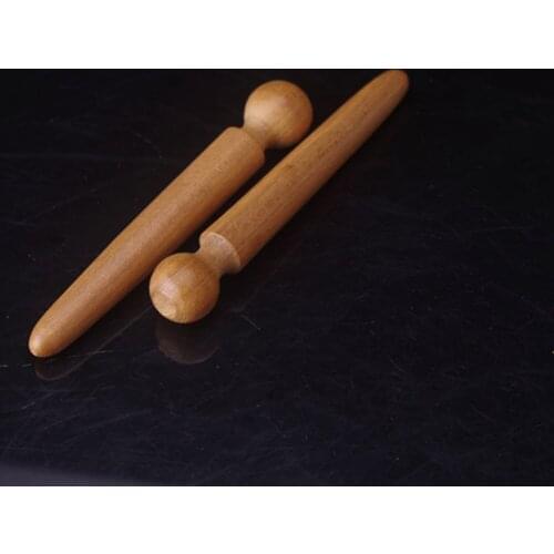 1/2PCS Foot Body Massage Wooden Stick Acupuncture Foot Reflexology Massager Relieve Muscle Soreness Relaxing Tool