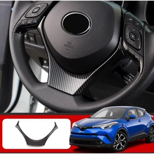 For Auto Styling 1 Pcs Abs Plastic Interieur Stuurwiel U Vorm Decoratie Cover Trim Voor Toyota C-HR Chr 2016 2017 2018 2019
