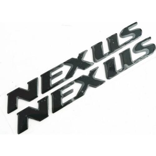 1 Set 3D Black Motorcycle Emblem Badge Decals Scooter Reflective Stickers For Gilera Motorcycle NEXUS 250 300 500