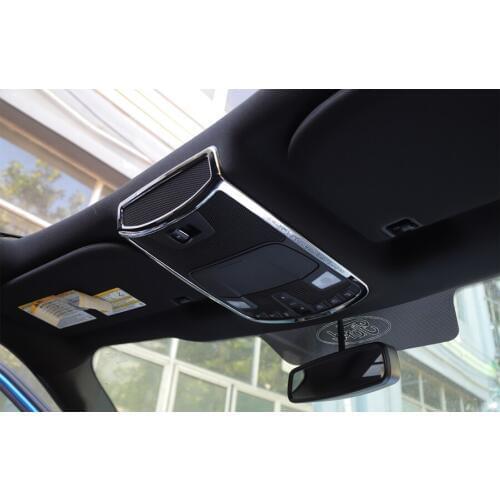 Car Interior Roof Reading Light Lamp Frame Cover Trim Styling Fit For Ford F150 2016 2017 ABS Accessories
