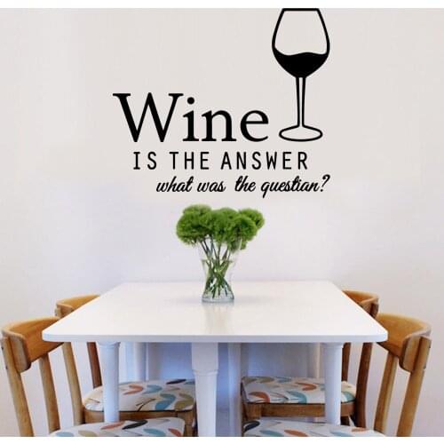 Exquisite wine Vinyl Self Adhesive Wallpaper Nursery Kids Room Wall Decor Vinyl Art Decals