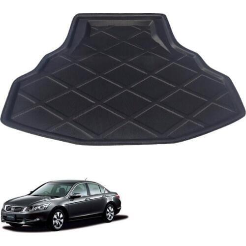For Honda Accord 8th 2008-2012 Car Trunk Mat Rear Liner Cargo Boot Mat Protect Car Floor Carpet Interior Accessories