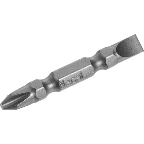 Uxcell PH2/SL6 Magnetic Double Ended Screwdriver Bits, 1/4 Inch Hex Shank 1.97-inch Length S2 Power Tool