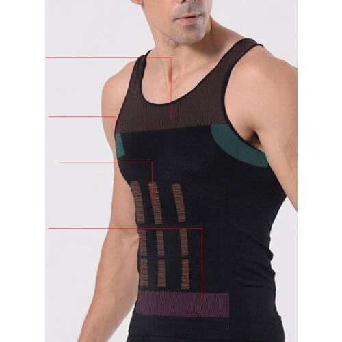 Body Shaper Mens Gynecomastia Vest Slimming Boobs Tops Chest Control Underwear Belly Compression Undershirts Waist Corset
