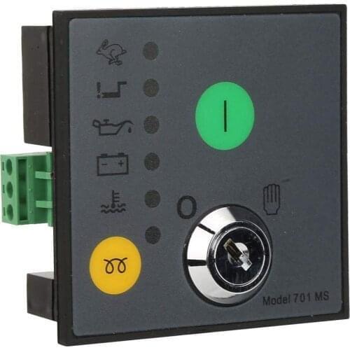 Generator Controller Module, DSE701MS Plastic Control Panel Manual Start Module with LED Indicating, Microcomputer Control