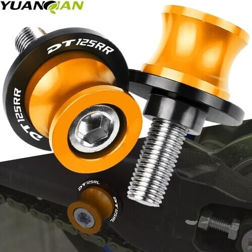 Motorcycle M6 stand Screws accessories Swingarm Spools slider 6MM stand screws For Yamaha DT125RR DT 125RR 1994 1995 1996-1999