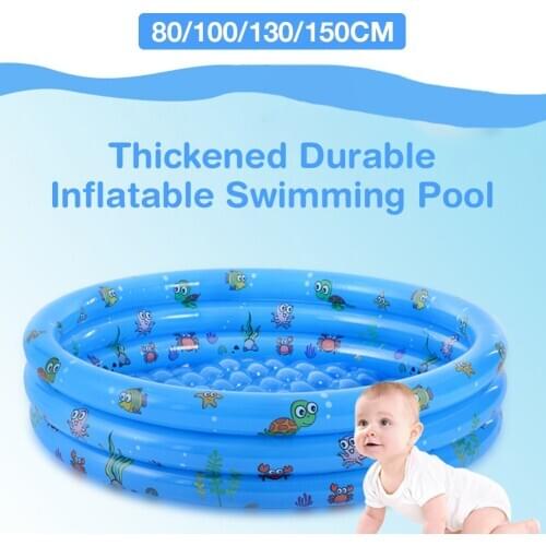 Inflatable Swimming Pool Thickened Durable Safe Soft Bottom For Indoor Outdoor Baby Children