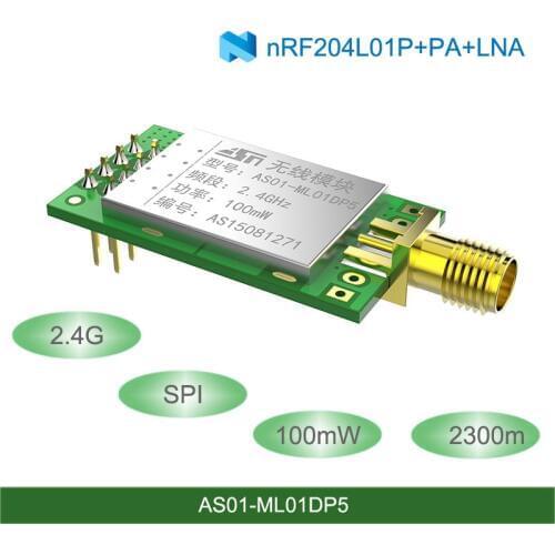 NRF24L01 PA LNA 2.4GHz Wireless rf Module 2.3km iot SPI nRF24L01P rf transceiver module 2.4ghz Transmitter Receiver with shield